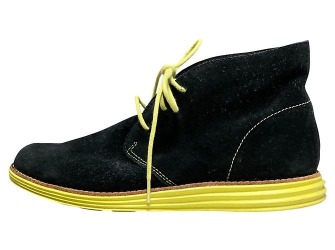 Autre Marque Cole Haan LunarGrand Wildleder Chukka Boots Schwarz - Ansicht 4