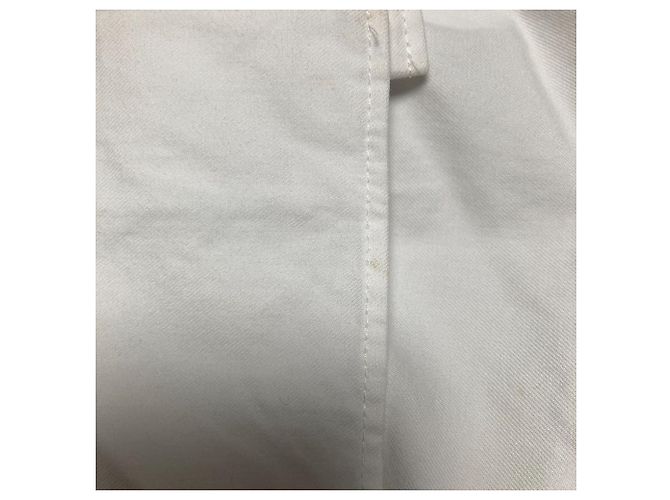 Autre Marque COCUCA Thomas Mason Oversize Work Shirt Weiß - Ansicht 7