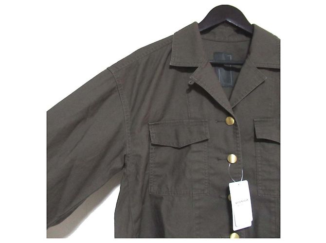 Autre Marque Giacca-camicia crossover militare NOBLE Verde Cachi - vista 3