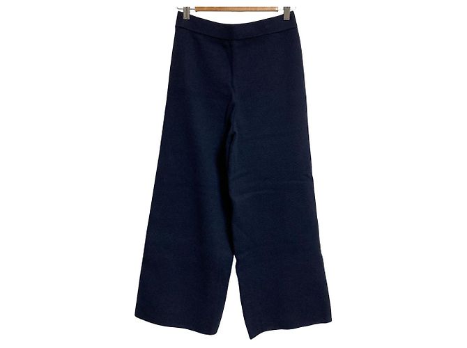 Autre Marque Pantalones Anchos de Punto DEMYLEE Azul Azul marino - vista 2