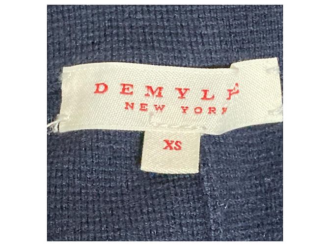 Autre Marque Pantalones Anchos de Punto DEMYLEE Azul Azul marino - vista 4