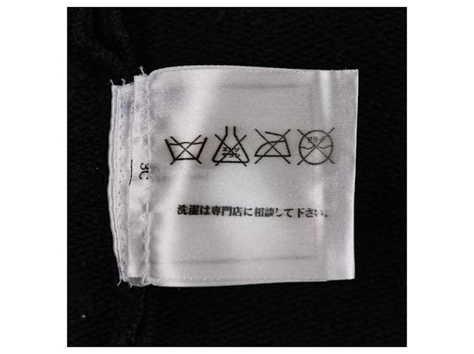 Chanel Camellia Corsage Sweatshirt Schwarz - Ansicht 14