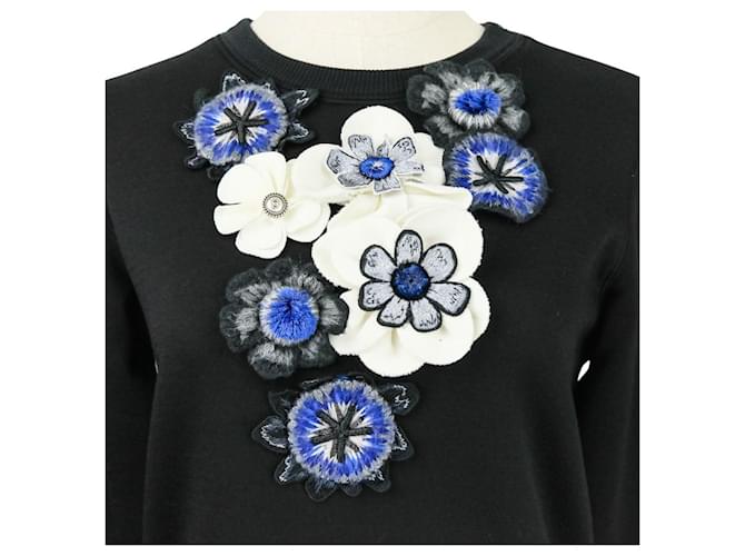 Chanel Camellia Corsage Sweatshirt Schwarz - Ansicht 6