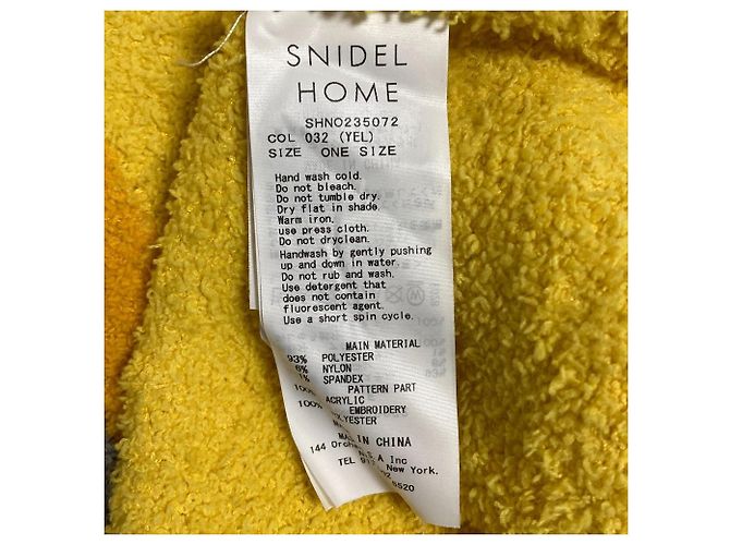 Autre Marque Snidel HOME Harry Potter Hufflepuff Long Gown Loungewear Amarillo - vista 5