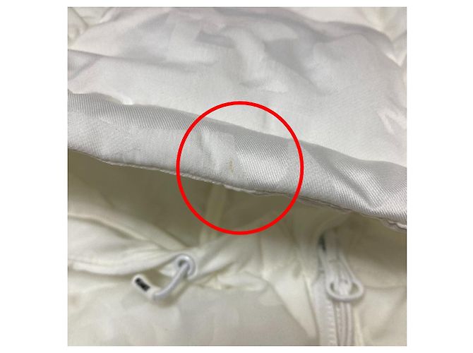 Autre Marque Chaqueta acolchada de nylon jacquard camuflaje Pearly Gates Blanco - vista 12
