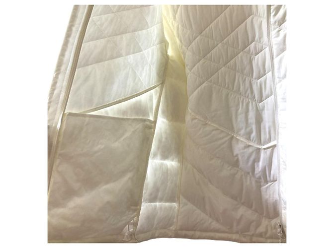 Autre Marque Chaqueta acolchada de nylon jacquard camuflaje Pearly Gates Blanco - vista 3