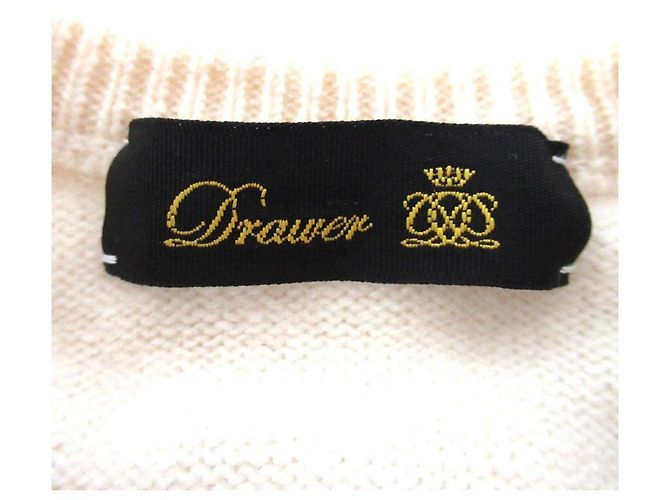 Autre Marque Ärmelloser Cashmere-Strickpullover Drawer Aus weiß - Ansicht 6