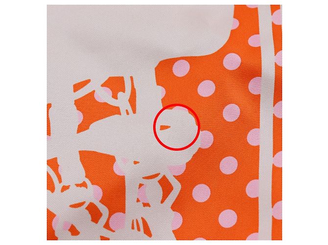 Borsa a tracolla in seta Silky City PM Hermès Arancione - vista 10