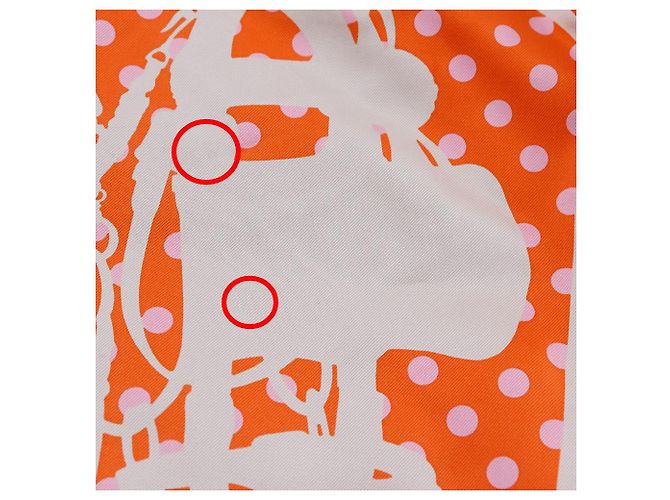 Borsa a tracolla in seta Silky City PM Hermès Arancione - vista 8