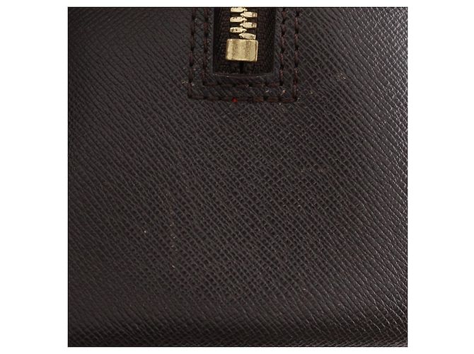 Borsa Louis Vuitton Brera in tela Damier Marrone Bronzo - vista 13