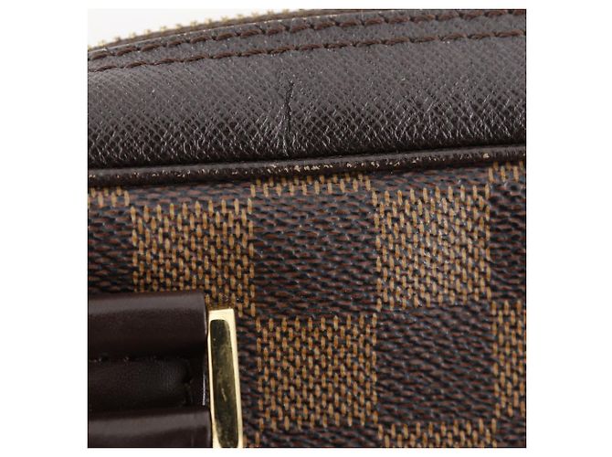 Borsa Louis Vuitton Brera in tela Damier Marrone Bronzo - vista 16