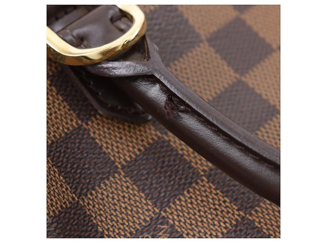 Borsa Louis Vuitton Brera in tela Damier Marrone Bronzo - vista 8