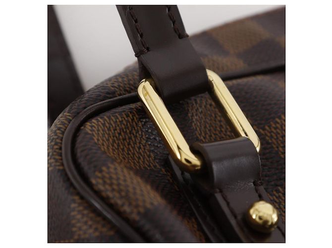2way-Tasche Louis Vuitton Rivington PM aus Damier-Canvas Braun - Ansicht 10