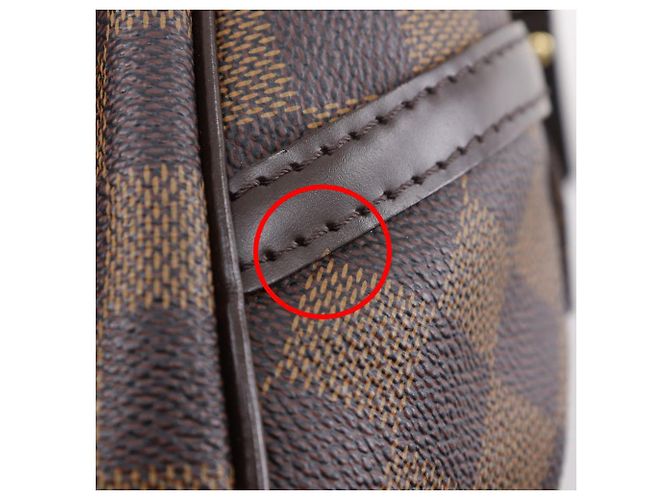 2way-Tasche Louis Vuitton Rivington PM aus Damier-Canvas Braun - Ansicht 13