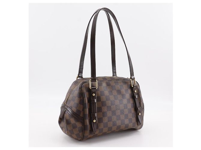 2way-Tasche Louis Vuitton Rivington PM aus Damier-Canvas Braun - Ansicht 3
