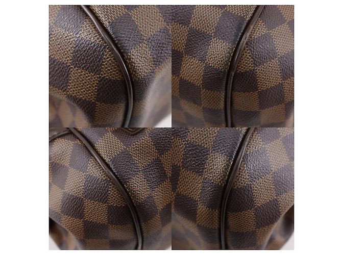 2way-Tasche Louis Vuitton Rivington PM aus Damier-Canvas Braun - Ansicht 4