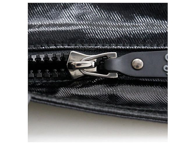 Borsa a tracolla in PVC con emblema Crest Gucci Nero - vista 12