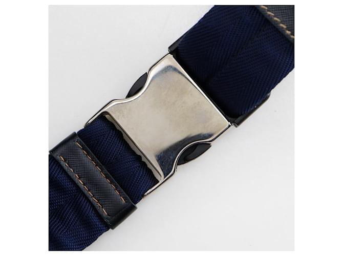 Marsupio in nylon Prada Blu Blu navy - vista 11
