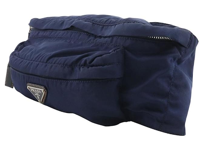 Marsupio in nylon Prada Blu Blu navy - vista 2