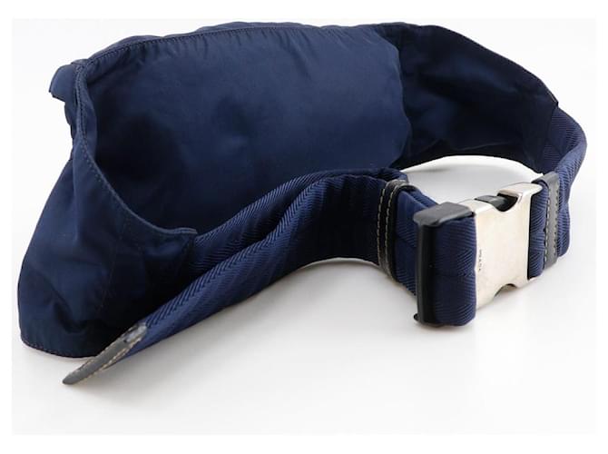 Marsupio in nylon Prada Blu Blu navy - vista 3