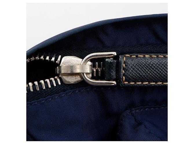 Marsupio in nylon Prada Blu Blu navy - vista 9