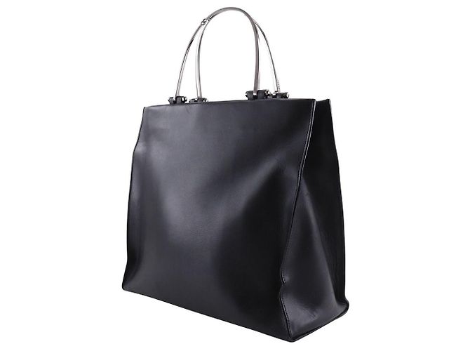 Gucci 002.1025.002058 Kalbsleder Tote Bag Schwarz - Ansicht 2