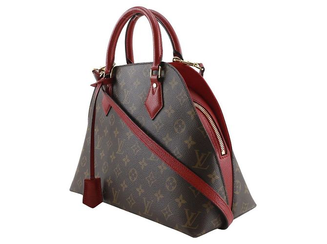 Borsa 2way Louis Vuitton Alma Monogram Marrone Rosso - vista 2