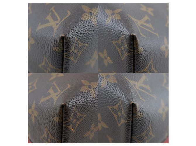Borsa 2way Louis Vuitton Alma Monogram Marrone Rosso - vista 4