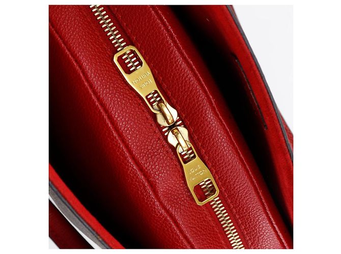 Borsa 2way Louis Vuitton Alma Monogram Marrone Rosso - vista 7