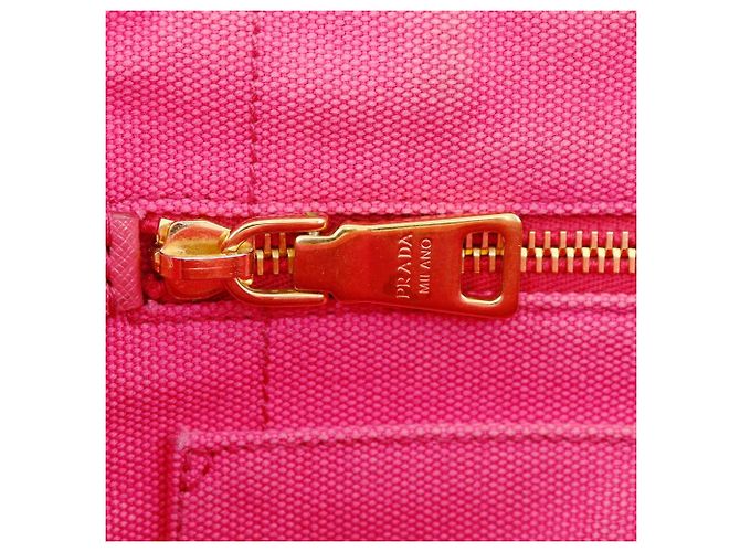 Prada Canapa Canvas 2way Tasche Pink - Ansicht 15