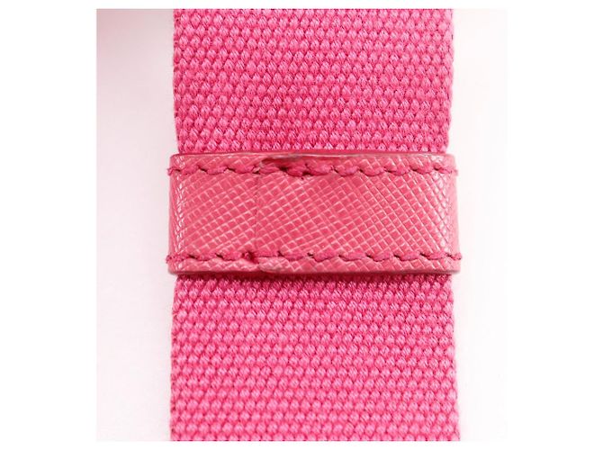 Prada Canapa Canvas 2way Tasche Pink - Ansicht 16