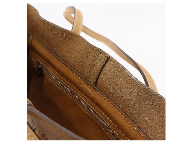Tod's Tod’s Restyled D-Bag Kalbsleder Tote Bag Beige - Ansicht 16