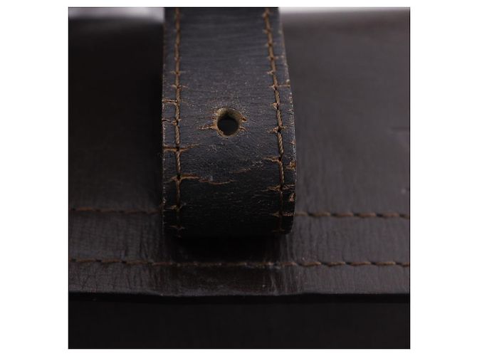 Borsa a tracolla Louis Vuitton Yuma Utah Line in pelle Marrone - vista 12