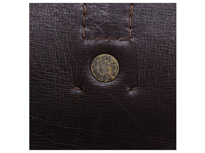 Borsa a tracolla Louis Vuitton Yuma Utah Line in pelle Marrone - vista 14