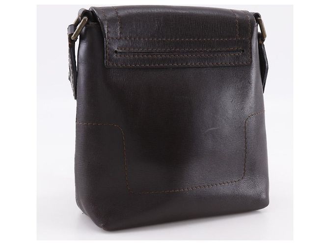 Borsa a tracolla Louis Vuitton Yuma Utah Line in pelle Marrone - vista 3
