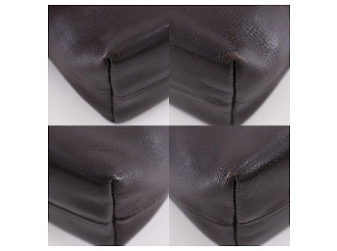 Borsa a tracolla Louis Vuitton Yuma Utah Line in pelle Marrone - vista 4