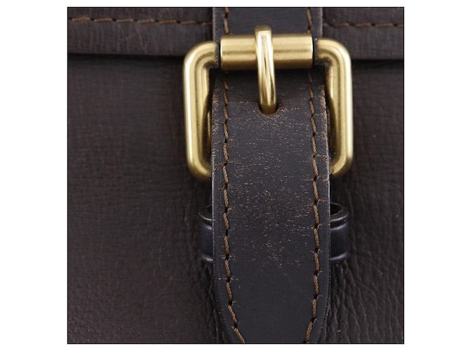 Borsa a tracolla Louis Vuitton Yuma Utah Line in pelle Marrone - vista 7