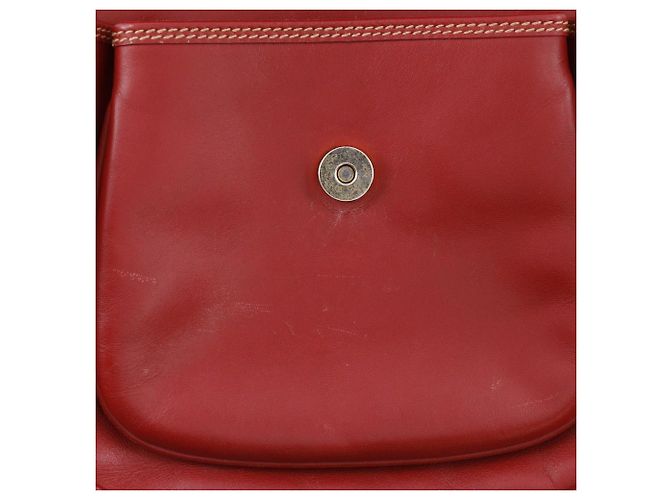 Borsa a tracolla in pelle di vitello Interlocking G Gucci Rosso - vista 13