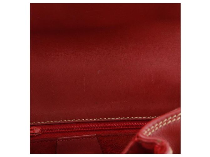 Borsa a tracolla in pelle di vitello Interlocking G Gucci Rosso - vista 14