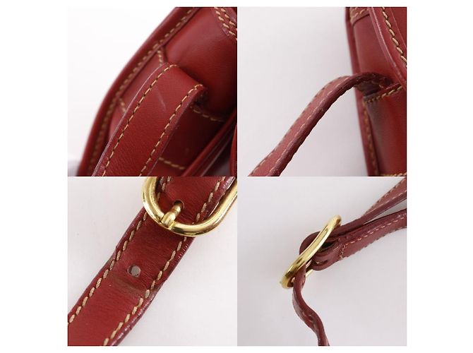 Borsa a tracolla in pelle di vitello Interlocking G Gucci Rosso - vista 17