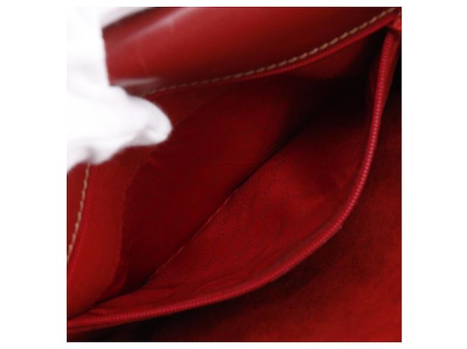 Borsa a tracolla in pelle di vitello Interlocking G Gucci Rosso - vista 7