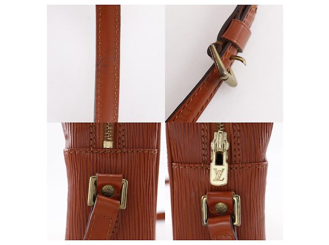 Borsa a tracolla Louis Vuitton Trocadero27 Epi Bronzo - vista 15
