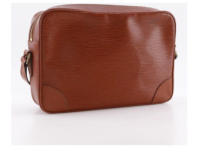 Borsa a tracolla Louis Vuitton Trocadero27 Epi Bronzo - vista 3