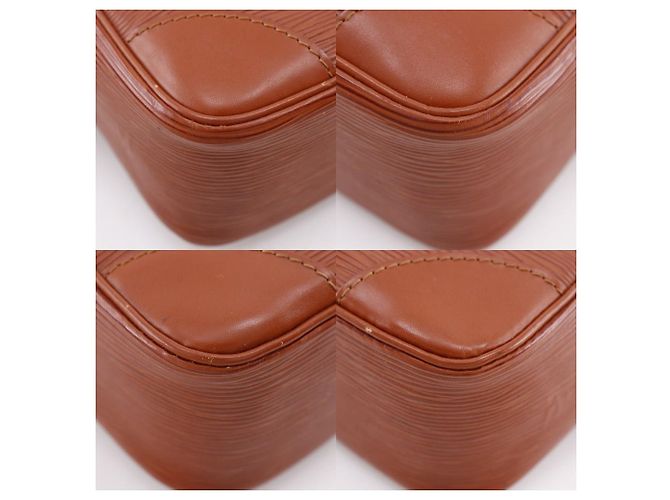 Borsa a tracolla Louis Vuitton Trocadero27 Epi Bronzo - vista 4