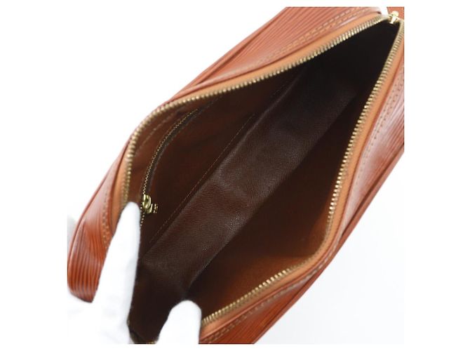 Borsa a tracolla Louis Vuitton Trocadero27 Epi Bronzo - vista 5