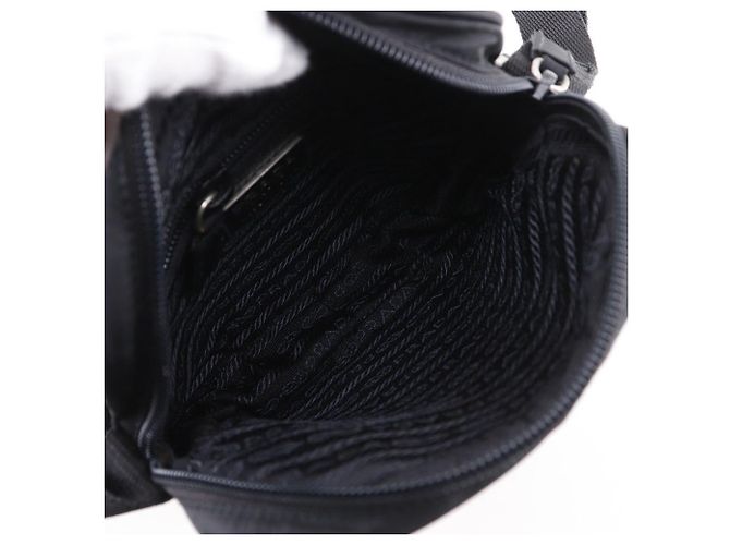 Borsa a tracolla in nylon sport Prada Nero - vista 5