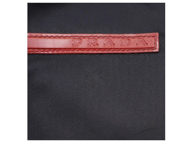 Borsa a tracolla in nylon sport Prada Nero - vista 8