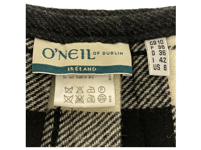 Autre Marque Falda de lana a cuadros Dublin de O'Neil Verde - vista 6
