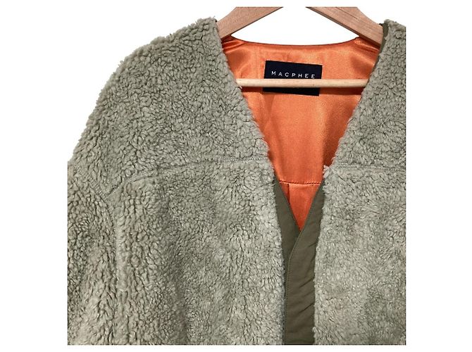 Autre Marque Abrigo MACPHEE sin cuello de forro polar Boa Verde - vista 3