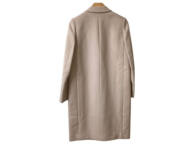 Autre Marque Abrigo Chester de lana CINOH Rosa Beige - vista 2